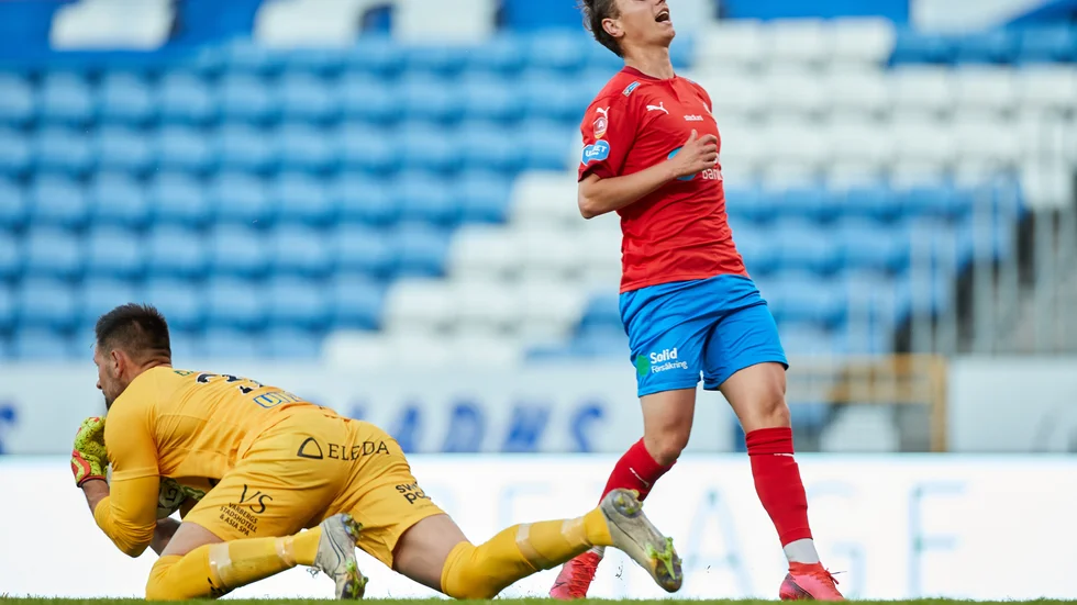 Helsingborgs Alex Timossi (till höger). Arkivbild.