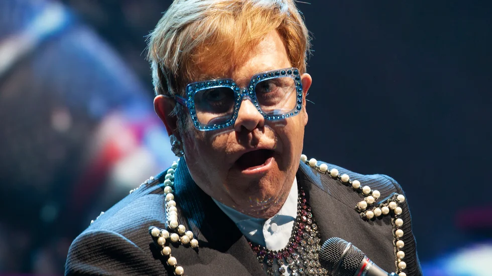 Elton John, finns nu även på brittiska mynt. Arkivbild.