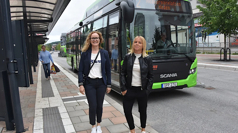 Ellinor Isaksson Larsson, enhetschef, och Carola Medelid, trafikingenjör, berättar om alla nyheter i samband med den nya avtalsperioden för kollektivtrafiken. 