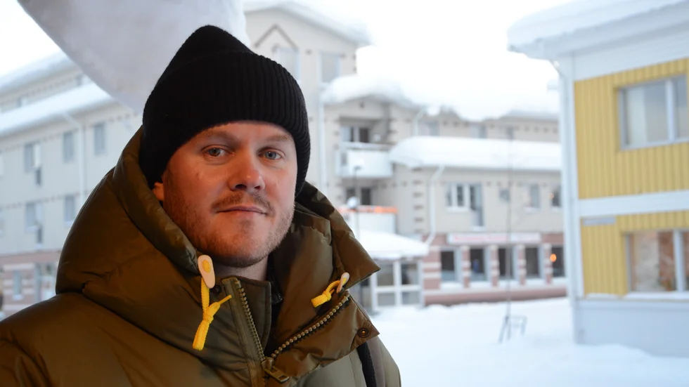 Klas Eriksson trivs hemma i Jokkmokk där han får träffa sin familj.