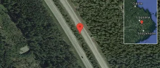 Lastbil stillastående på E4 - helt stopp i ett körfält