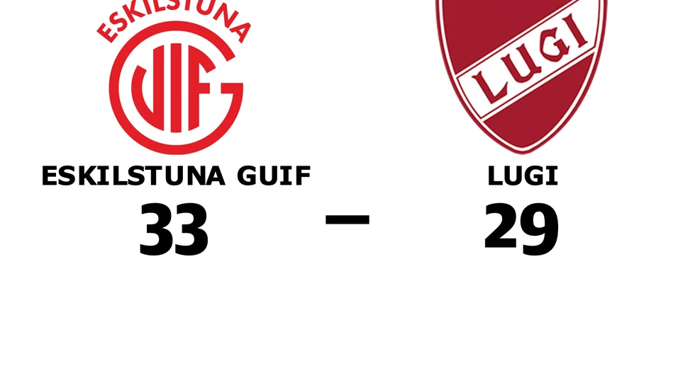 Eskilstuna Guif vann mot Lugi HF