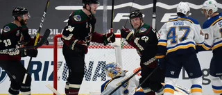TV+TEXT: Larssons första NHL-mål i Arizona
