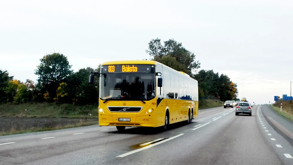 Bussarna kan inte köra hela vägen fram till Knivsta station.