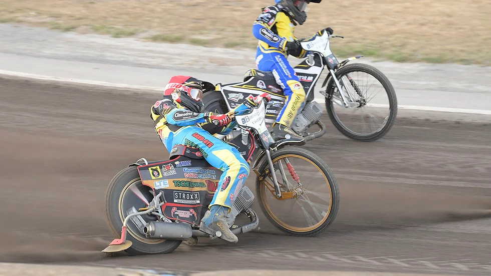 Mikkel Bech Jensen svarade för sin bästa insats i Västervik för säsongen, men det räckte inte till seger.