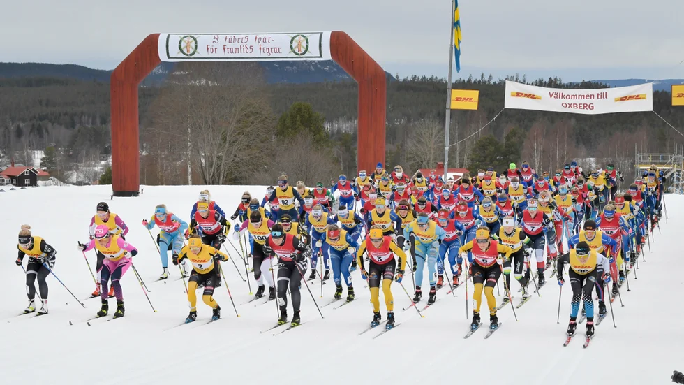 83 åkare kom till start i årets Tjejvasan. Ida Dahl från Mantorp med startnummer 3 slutade på sjätte plats.