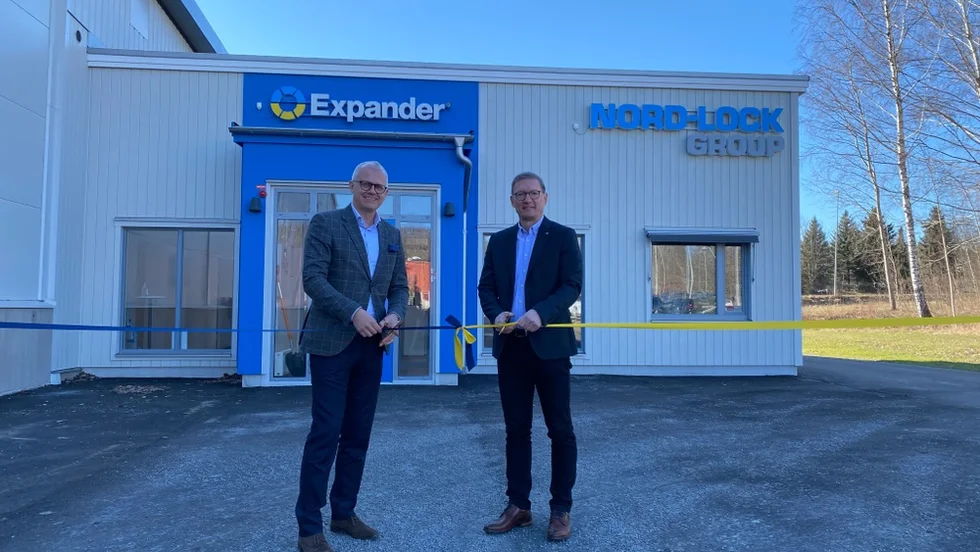 Nord-Lock group förvärvade Expander 2016. "Vi är nu redo för nästa steg på resan och har därför utökat och uppgraderat anläggningen i Åtvidaberg för att höja såväl effektiviteten som säkerheten och hållbarheten", säger Fredrik Meuller, VD på Nord-Lock Group som i veckan officiellt invigde de nya lokalerna tillsammans med divisionschefen Thomas Persson.