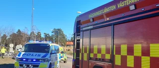 En till sjukhus efter mc-olycka: "Var försiktig"