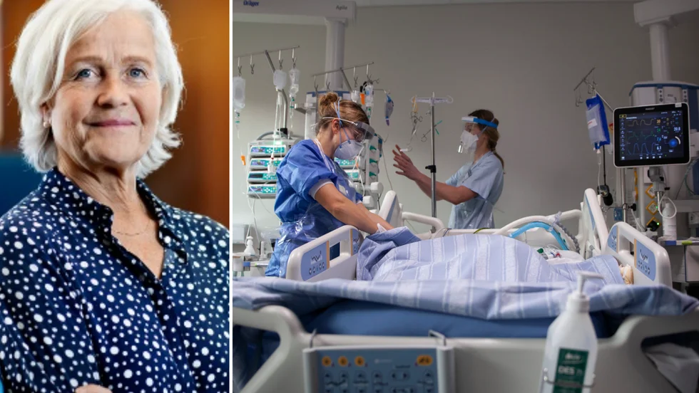 Brita Winsa, hälso- och sjukvårdsdirektör i Västerbotten. Trycket på iva är högt i länet.