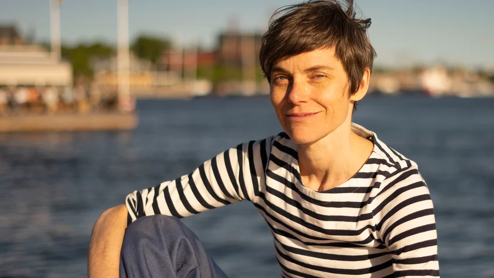 Kristina Frank en av 27 konstnärer som deltar från olika Hansestäder.
