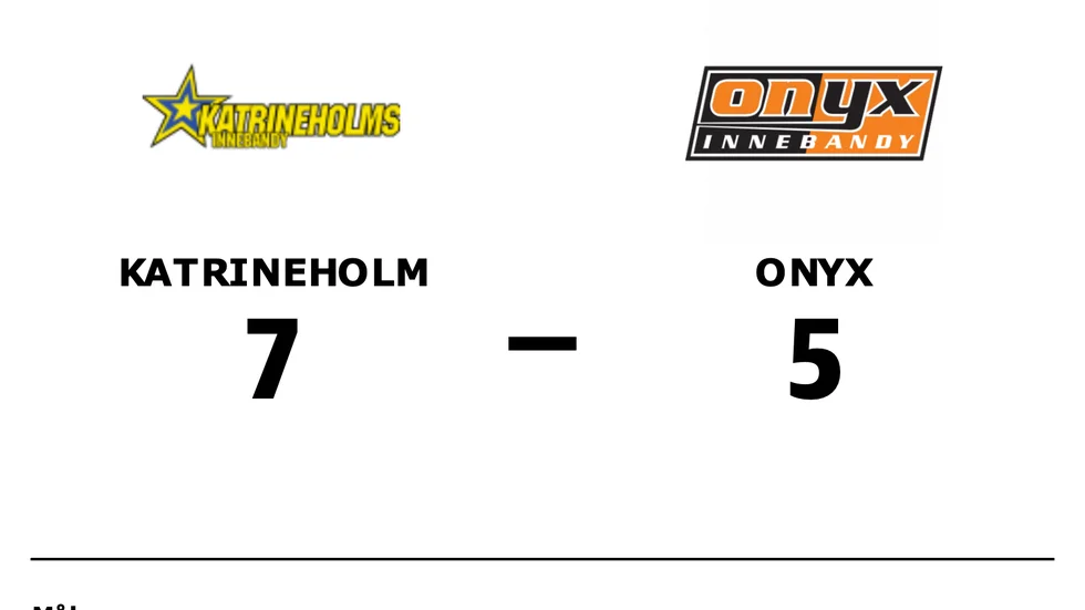 Katrineholm vann mot Onyx