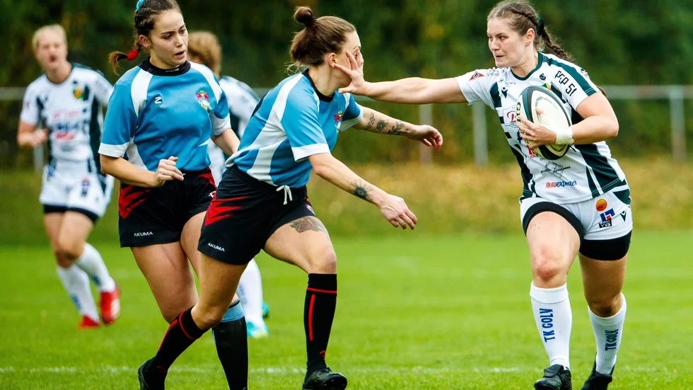 Elin Sterner gjorde en stark insats en första av två SM-finalmatcher mot Skåne Ladies.