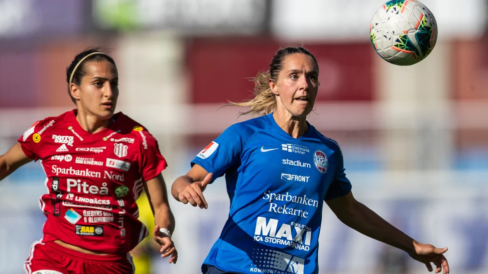 Det blev förlust för Felicia Rogic och hennes United under lördagen. (Bilden är tagen från mötet på Tunavallen tidigare i år).