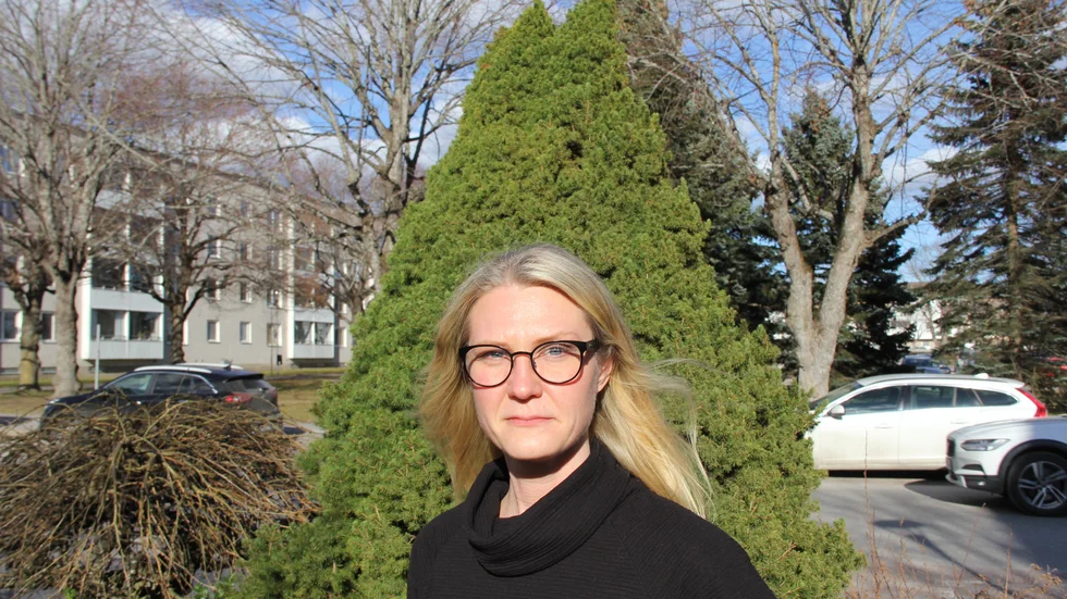 Sara Sjödal (C) är finanskommunalråd i Tierps kommun.