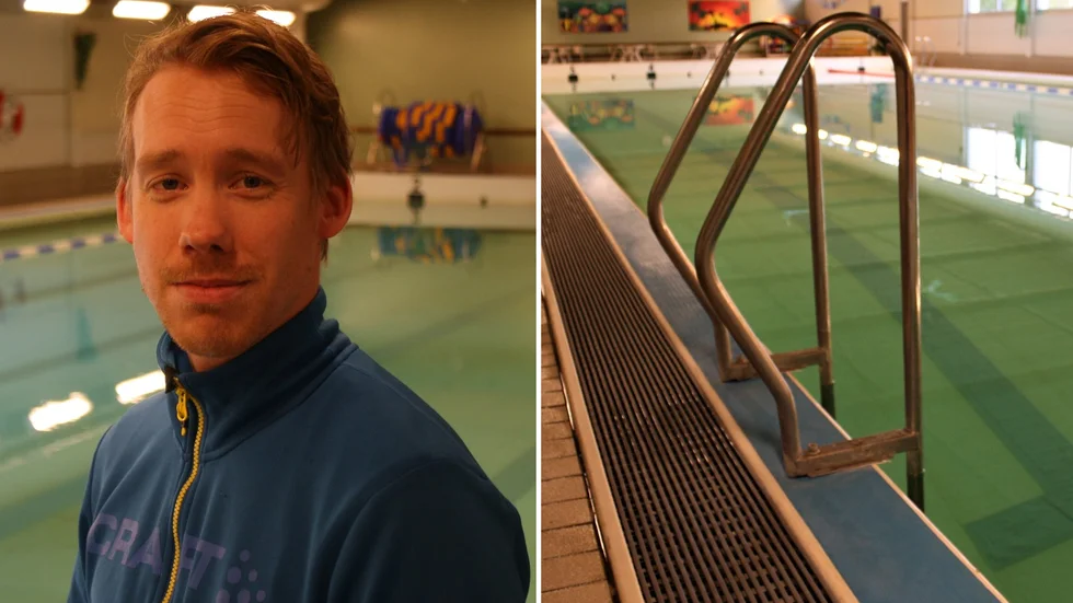 Daniel Andersson, tillförordnad enhetschef på Östhammars kommun, förstår kritiken mot simhallen i Österbybruk. Nu ska han se till att rostet försvinner.