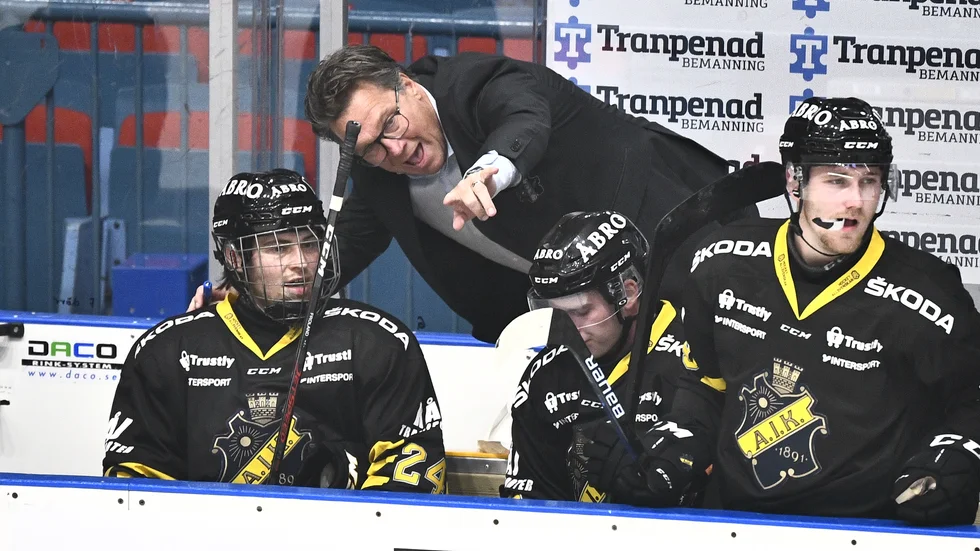 AIK Hockey bryter med Håkan Åhlund. Arkivbild.