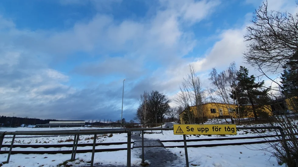 Här på Hackelområdet vill Kinda kommun bygga en ny skola.
