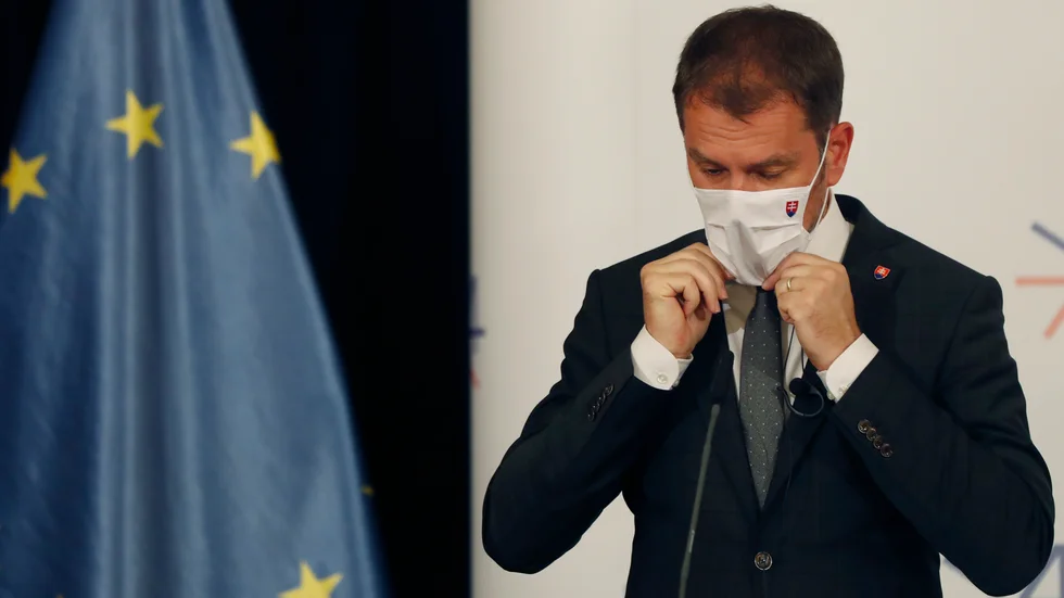 Slovakiens premiärminister Igor Matovic. Arkivbild.