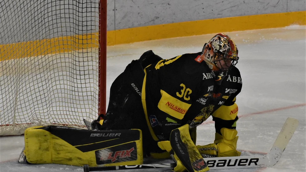 Tomas Rydén var säkerheten själv när VH tog en skön "trea" mot Visby.