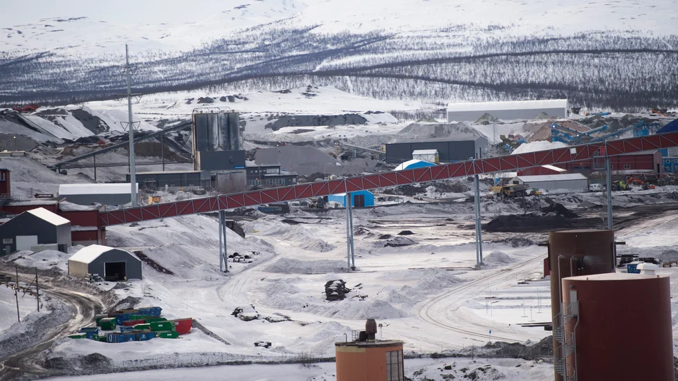 Delar av LKAB:s gruva i Kiruna.