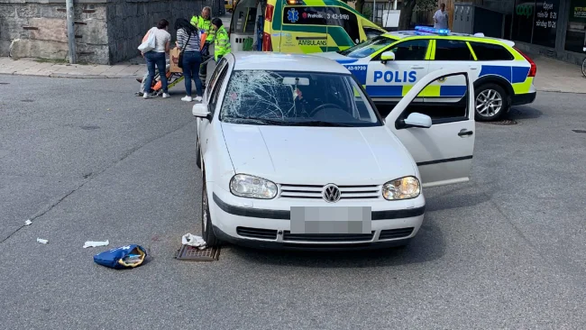 Det var i juli i år som en bilist körde på en cyklist i centrala Norrköping.