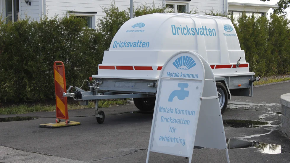 Nu har Motala kommun lokaliserat vattenläckan.