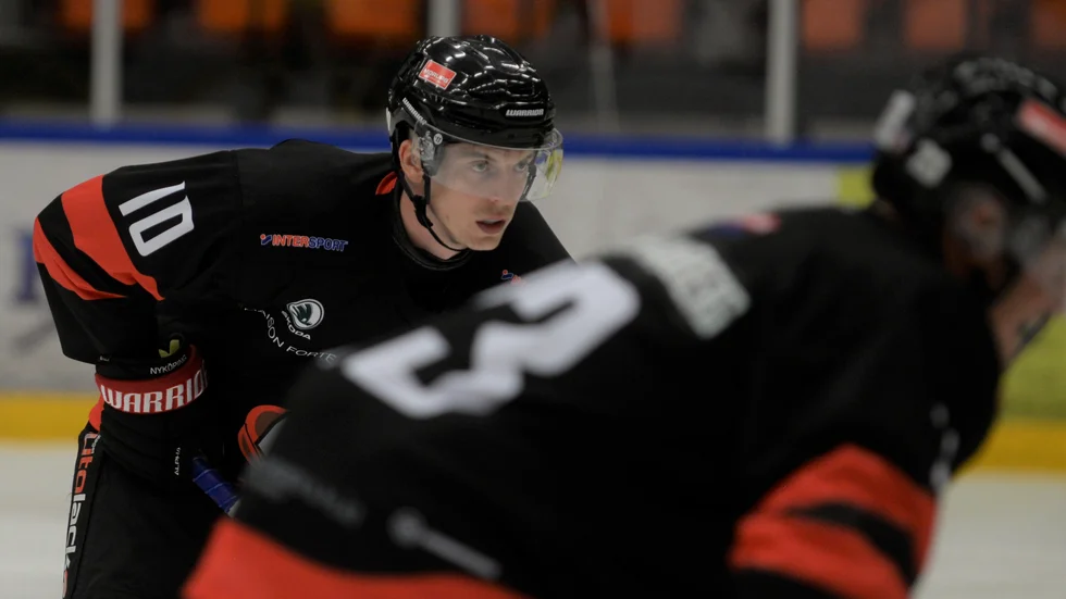 John Moberg Forslund gjorde NSK:s mål mot Väsby. 