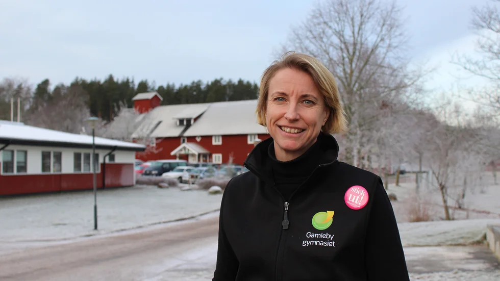 Sofie Alvarsson är rektor för Gamlebygymnasiet.