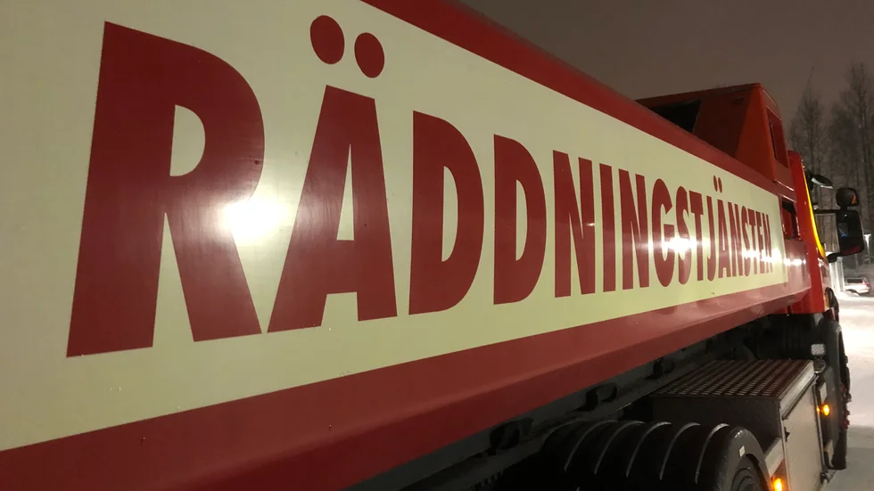 Räddningstjänsten kallades till Kalix under måndagsnatten.