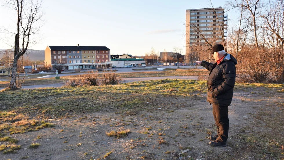 I centrum finns inte mycket kvar. Thage Johansson, minns sitt älskade Malmberget, från den tiden då orten blomstrade.