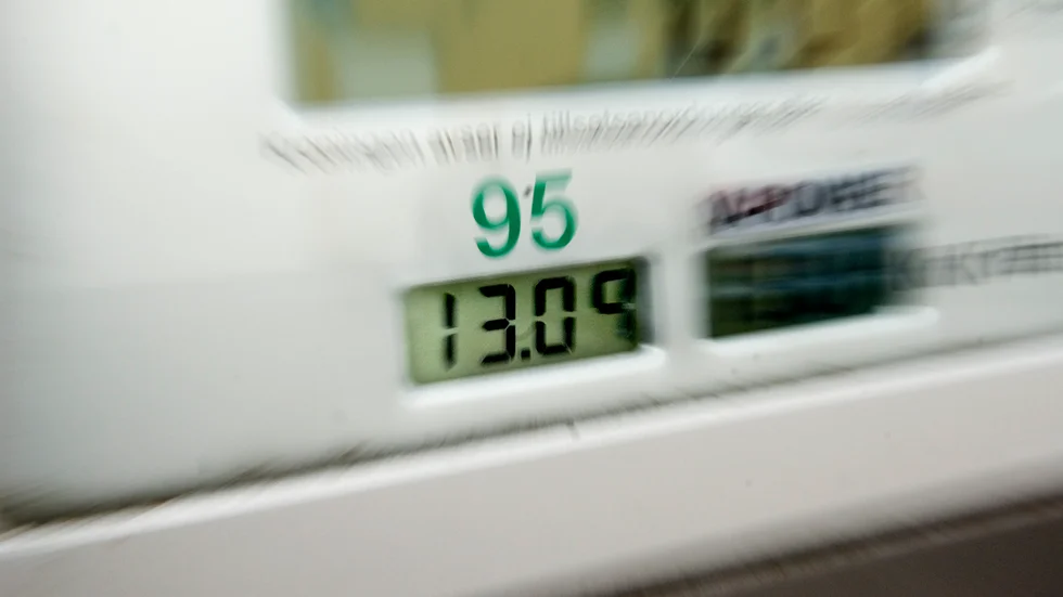 Bensinmacken i Slite är ur funktion, förutom för diesel. Bilden har inget med artikeln att göra.
