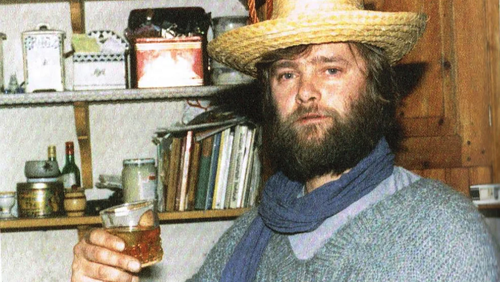 På bilderna av Leif Murarns Karlson ser man ofta också ett glas.