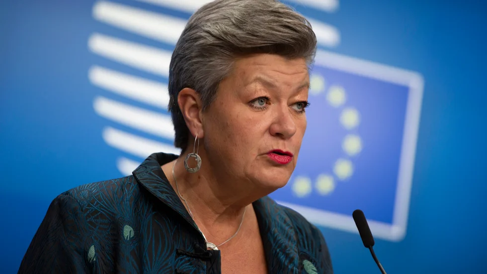 EU:s inrikeskommissionär Ylva Johansson. Arkivfoto.