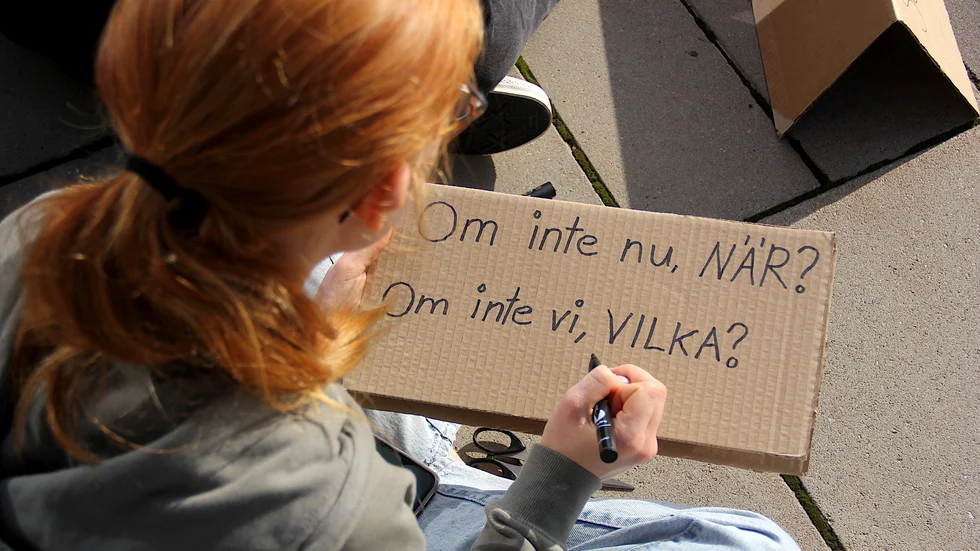 Ungdomarna vill framför allt att makthavare ska lyssna på forskare. 