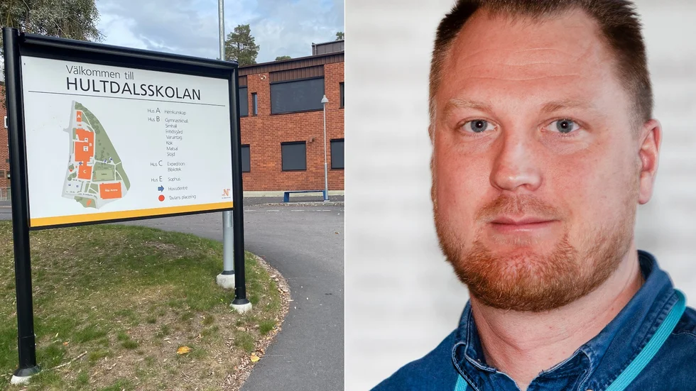 Säkerhetssamordnaren Peter Lyrander fattade beslutet att larma polisen till Hultdalsskolan efter hotet.