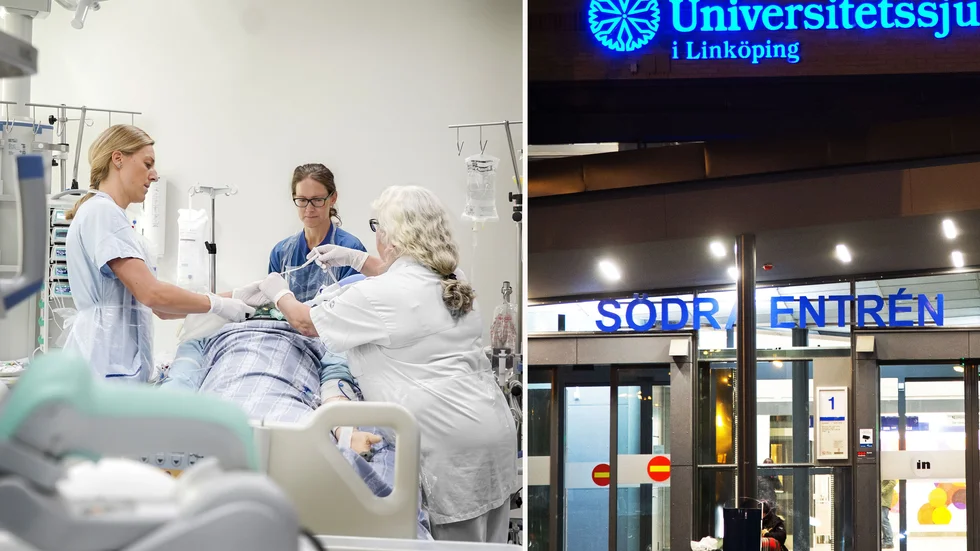 Ny IVA-avdelning på US invigd. På bilden visar specialistsjuksköterskan Hanna Andersson, specialistläkare Maria Stenqvist och undersköterskan Barbro Eklund en simulerad vårdsituation vid respirator.
