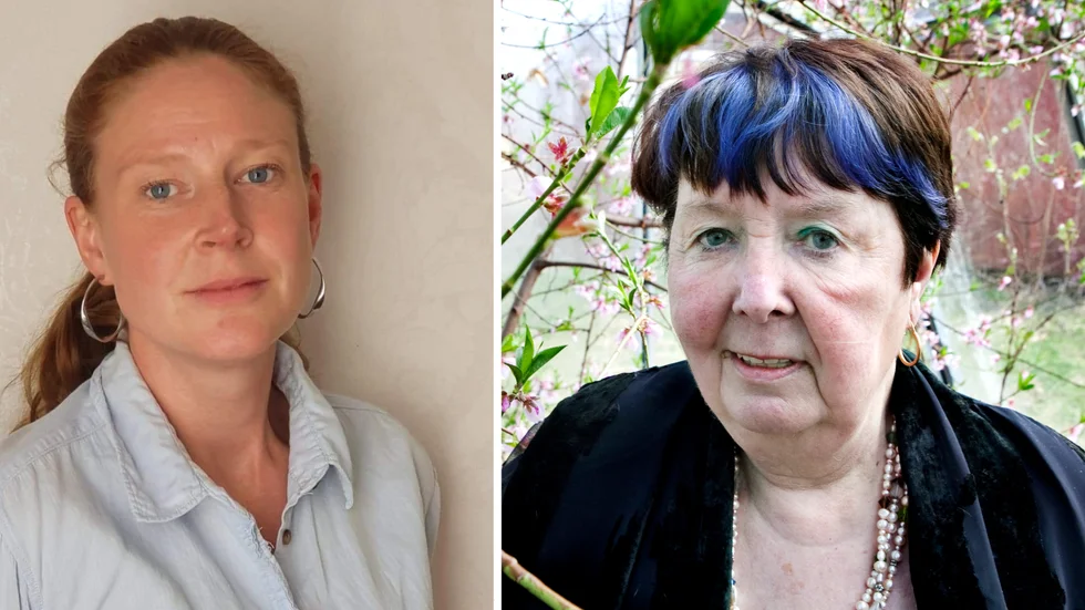 Emilie Jansson (S) och Margaretha Gadde-Jennische (M).