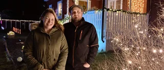 Familjen har 10 000 juleljus tända på tomten