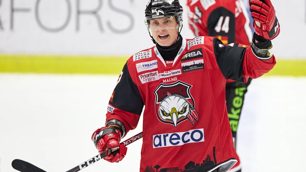 Fredrik Händemark nätade i sin sista match för Malmö. Arkivbild.
