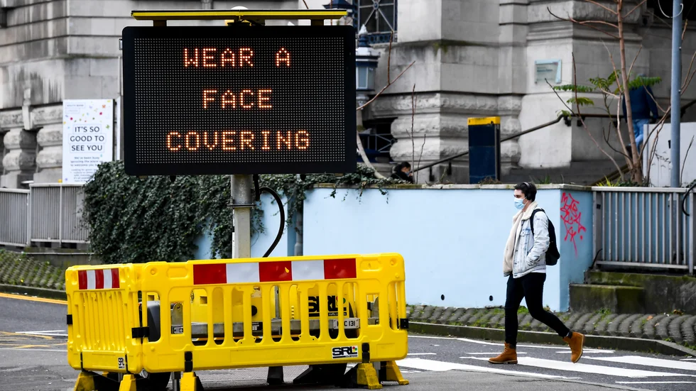 Storbritannien befinner sig till stora delar under lockdown efter stigande smittspridning. Bild från London tidigare i december.