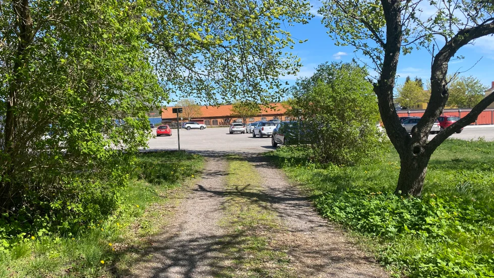 Fruktträd, grönytor och parker kommer till stor del att bevaras när Stenhamraområdet bebyggs. Men den stora parkeringen försvinner.
