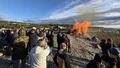 Så tändes majbrasorna runt om på Gotland