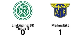 Rosa Forsberg matchhjälte när Malmslätt sänkte Linköping BK Tinnis B