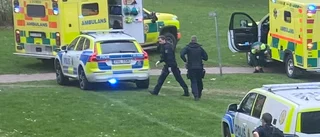 Gick till yxattack i park – häktas
