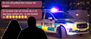 Pappa åtalas för hot mot döttrar: ”Jag äger polisen”