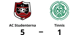 AC Studenterna vann hemma mot Tinnis