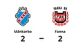 Kryss mellan Månkarbo och Fanna efter svängig match