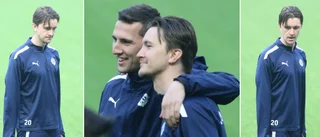Här tränar Kristoffer Olsson med Sleipner