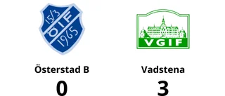 Vadstena vann efter stark start mot Österstad B