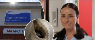 Erica upptäckte läckan – omfattande skador: ”Forsade varmvatten”